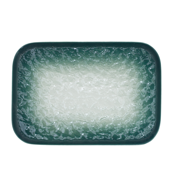 Flow Rectangular Plate Green 10.25in (26 X 18cm)*