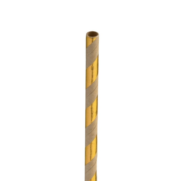Paper Gold/Craft Straw 8in