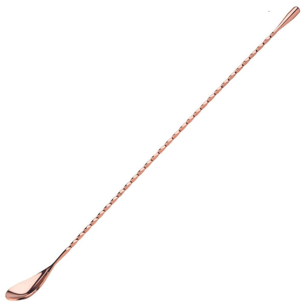 Teardrop Copper Cocktail Mixing Spoon 15.75in (40cm)