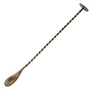 Vintage Copper Cocktail Mixing Spoon 11in (28cm)