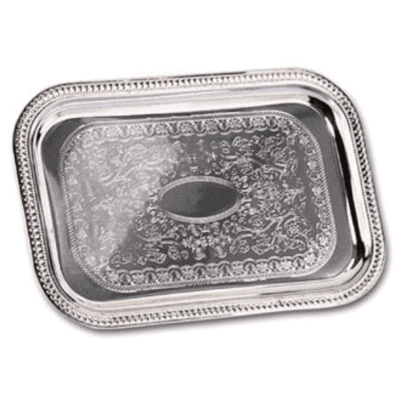 Chrome Plated Cater Trays Oblong 21.5X14in