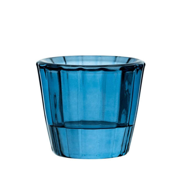 Ribbed Blue Votive*