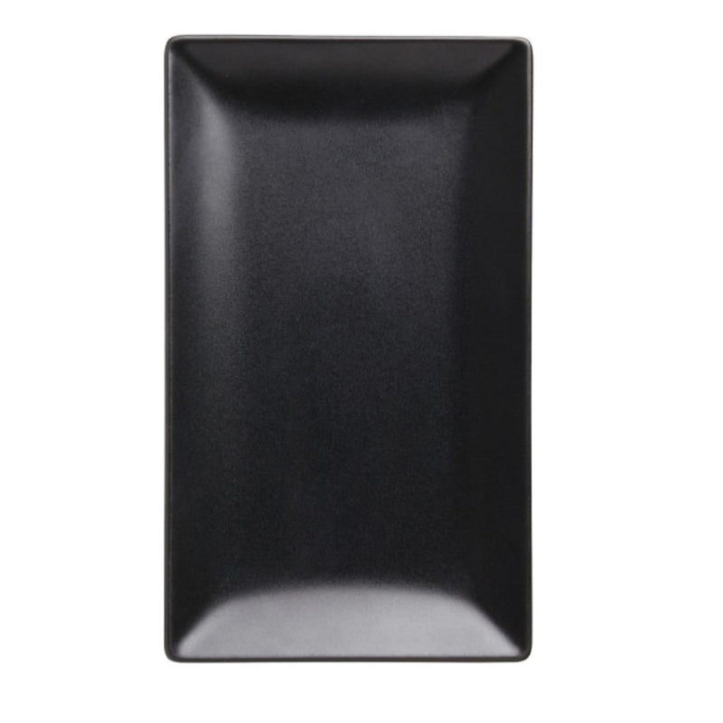 Noir Rectangular Black Plate 10 X 5.75in (25 X 14.5cm)*