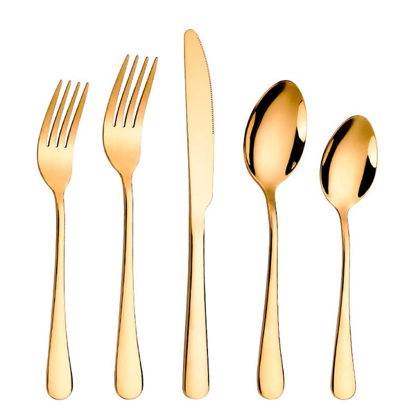 Gold Cutlery Set