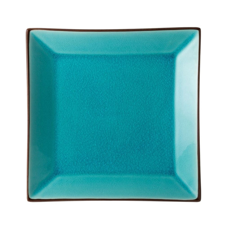 Aqua Square Plate 10in*