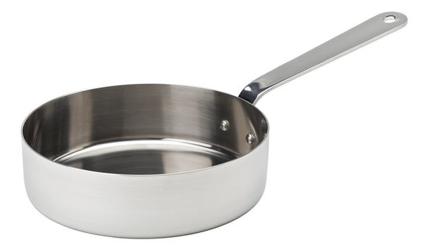 Stainless Steel Presentation Frypan 4.75 (12cm) 12.75oz (360ml)*