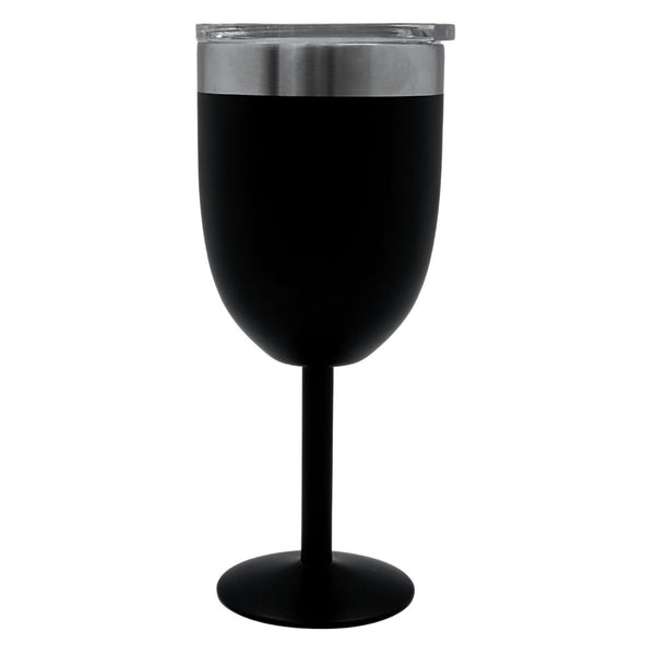 Wine Stem Tumbler Black 14oz (415ml)*