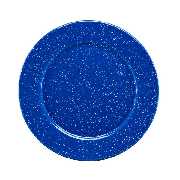 Peltre Azul Real Nevado Plato Trinche Con Ala 9.4in (24cm)*