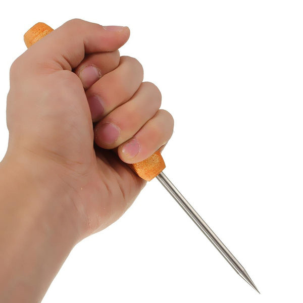 Wooden Handled Ice Pick 9in*