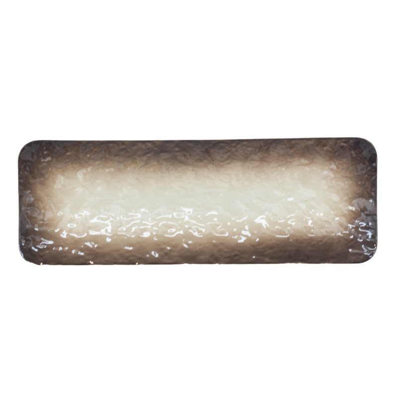 Flow Sushi Plate Brown 11.5in (30X10.5cm)*