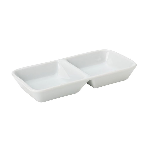 Divided Dish 5.75 X 2.75in (14.5 X 7cm)*