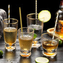 Paper Gold Cocktail Straw 5.5in