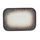 Flow Rectangular Plate Brown 10.25in (26 X 18cm)*