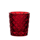 Criss Cross Red Votive*