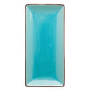 Aqua Rectangular Plate 11.5 X 5.5in*