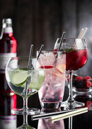 Paper Pearlescent Coktail Straw 5.5in