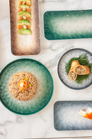 Flow Sushi Plate Brown 11.5in (30X10.5cm)*