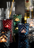 Criss Cross Clear Votive*