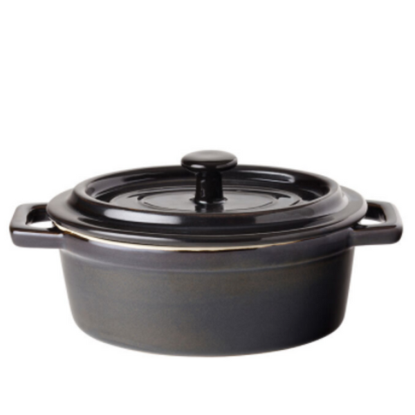 Midnight Oval Casserole 6in (15cm) 17oz (480ml)