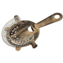 Vintage Copper Cocktail Strainer - 4 Prong