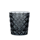 Criss Cross Grey Votive*