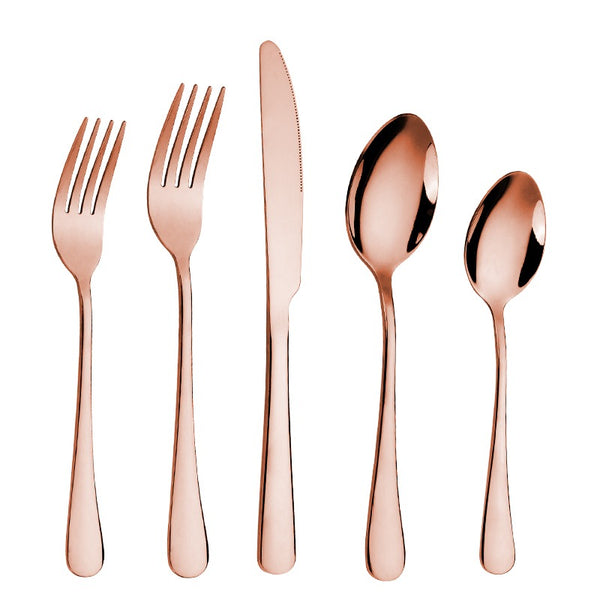 Rose Gold Cutlery Set